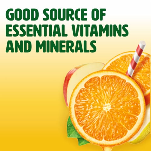 Tropicana Essentials Flavored Orange Juice Beverage Blend With Other Fruit, Some Pulp, 46 fl oz Perspective: left