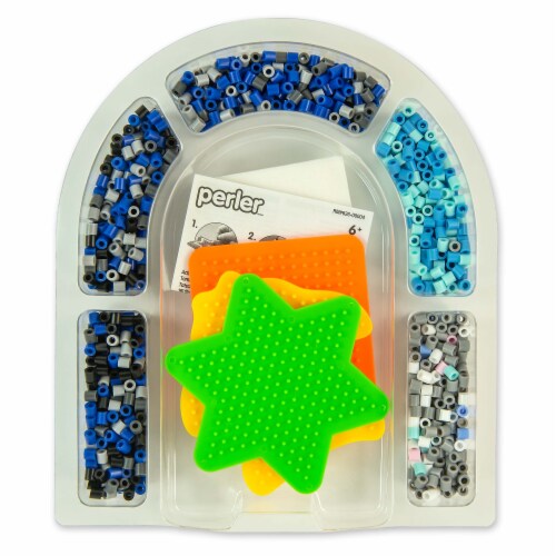 Perler Sharks Fused Bead Kit Perspective: left