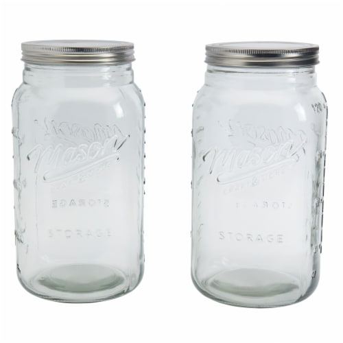 Mason Craft & More Glass Canister - Clear Perspective: left
