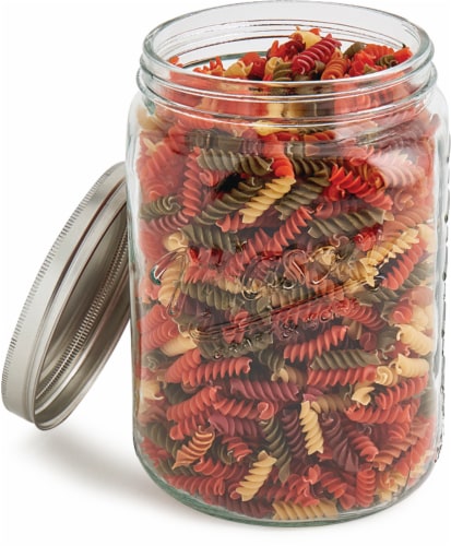 Tabletops Unlimited Glass Canister with Screw Top Lid Perspective: left