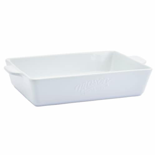 Tabletop Unlimted Mason Ceramic Bakeware Set - White Perspective: left