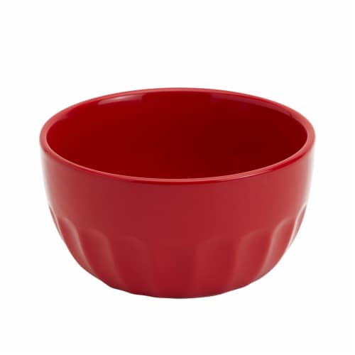 Mason Craft and More Stoneware Cafe Dinnerware Set - Red Perspective: left
