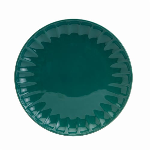 Mason Craft and More Stoneware Cafe Dinnerware Set - Teal Perspective: left