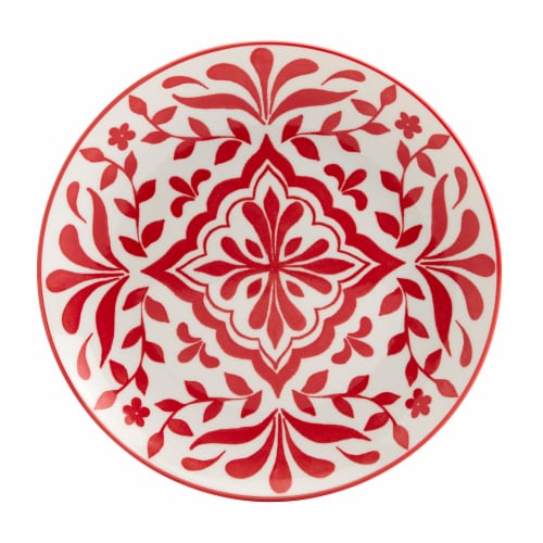Tabletops Gallery Giana Dinnerware Set - Red Perspective: left