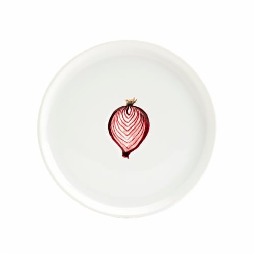 Tabletops Gallery Ceramic Appetizer Plate Set Perspective: left