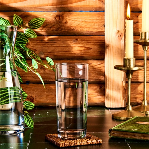 Tabletops Gallery Carrara Highball Glass Perspective: left