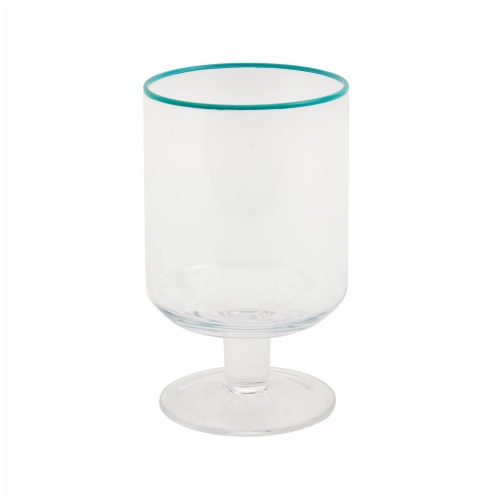 Infuse 4 Piece Stackable Glass Goblet Set Perspective: left