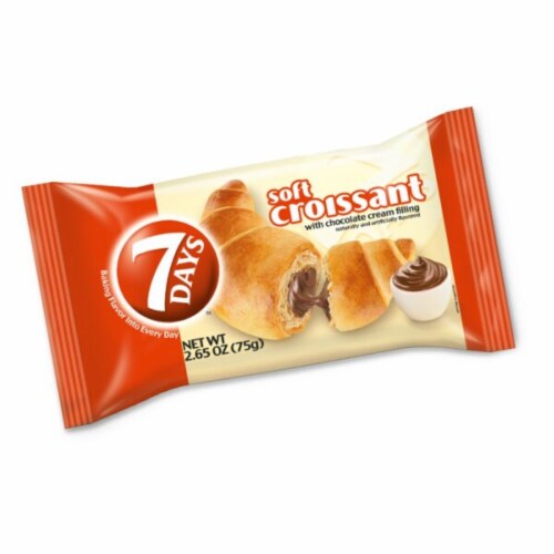 7 Days™ Chocolate Cream Filled Soft Croissant Perspective: left