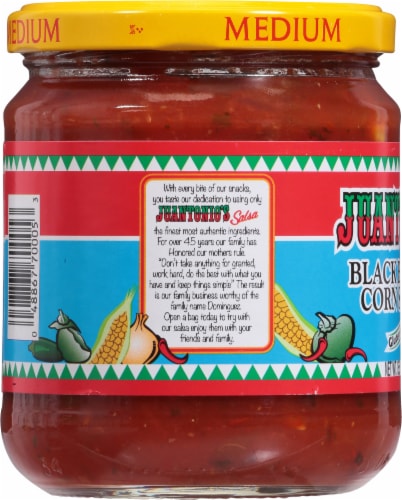 Juantonio's Black Bean & Corn Salsa Perspective: left