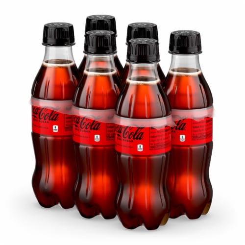 Coca-Cola® Zero Sugar Soda Mini Bottles Perspective: left