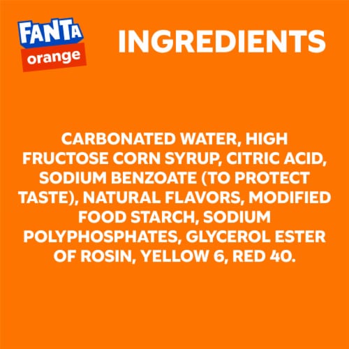 Fanta® Orange Caffeine Free Soda Bottle Perspective: left