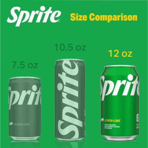 Sprite® Lemon Lime Caffeine Free Soda Cans Perspective: left
