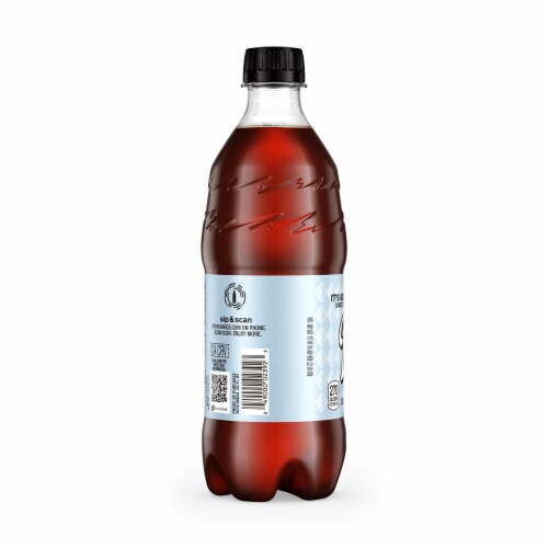 Barq's Root Beer Soda Bottle Perspective: left