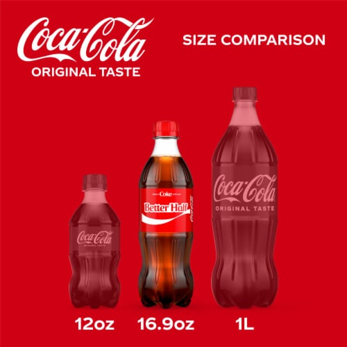 Coca-Cola Classic Soda Bottles Perspective: left