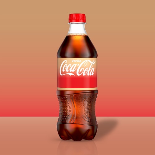 Coca-Cola® Vanilla Soda Bottle Perspective: left