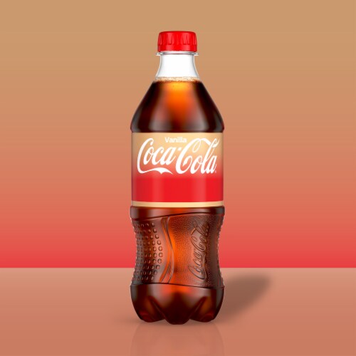 Coca-Cola® Vanilla Soda Bottle Perspective: left