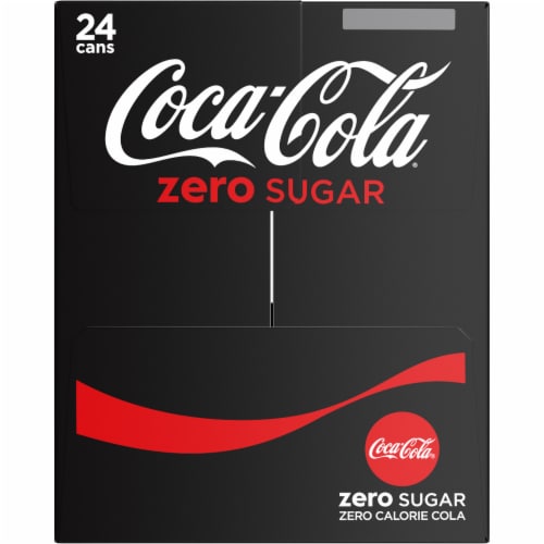 Coca Cola Zero Sugar Zero Calorie Cola - 24/12 oz. Cans