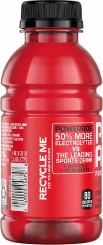 Powerade® Fruit Punch Sports Drink Bottle Perspective: left