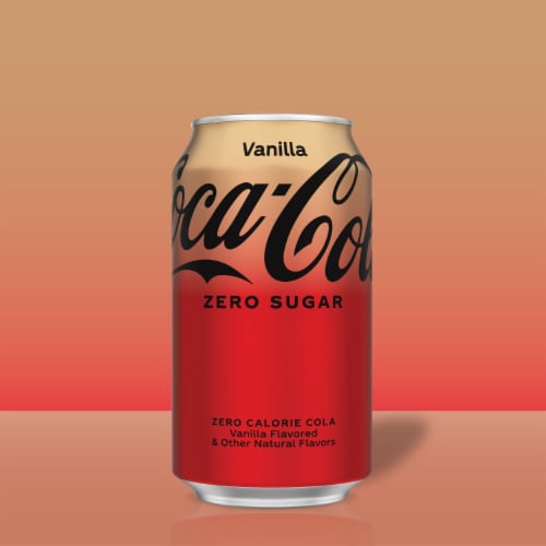 Coca-Cola Zero Sugar Vanilla Cola Soda, 12 fl oz - Kroger