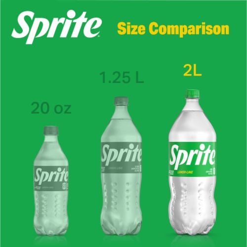 Sprite® Lemon Lime Caffeine Free Soda Bottle Perspective: left