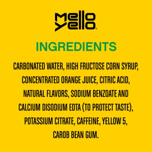 Mello Yello® Soda Bottle Perspective: left