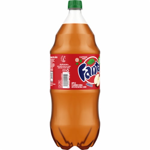 Fanta® Apple Soda Bottle Perspective: left