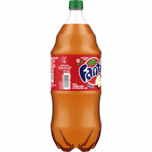 Fanta® Apple Soda Bottle Perspective: left