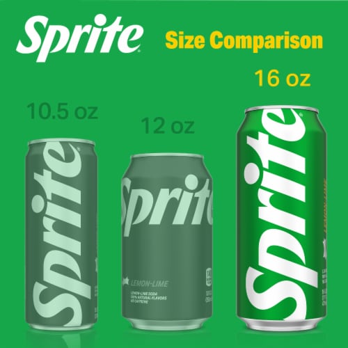 Sprite® Lemon Lime Soda Can Perspective: left