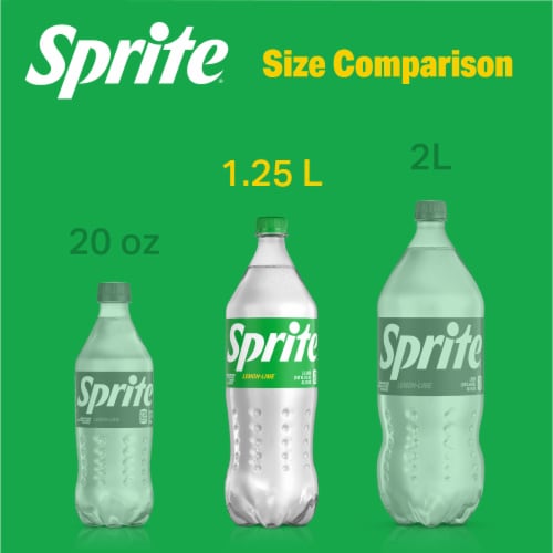 Sprite® Lemon Lime Caffeine Free Soda Bottle Perspective: left