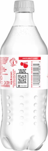 Sprite Zero Sugar Cherry Lemon Lime Soda Perspective: left