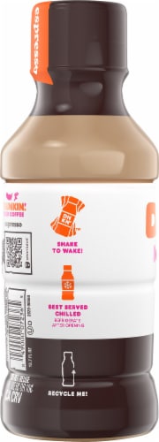 Dunkin' Donuts Espresso Iced Coffee Perspective: left