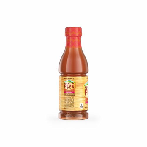 Gold Peak® Unsweetened Raspberry Tea Perspective: left