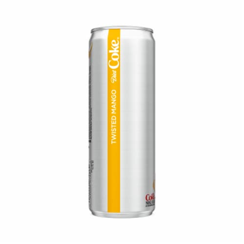 Diet Coke Twisted Mango Soda Perspective: left