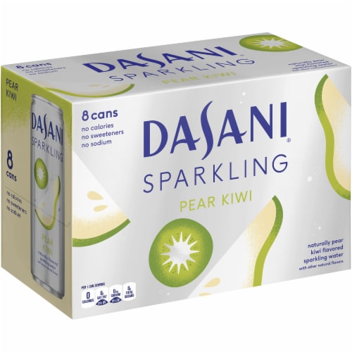 Dasani Sparkling Pear Kiwi Sparkling Water Perspective: left