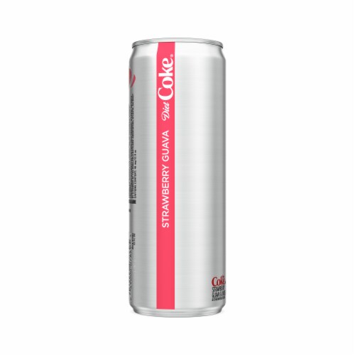 Diet Coke Strawberry Guava Soda Perspective: left
