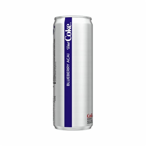 Diet Coke Blueberry Acai Soda Perspective: left