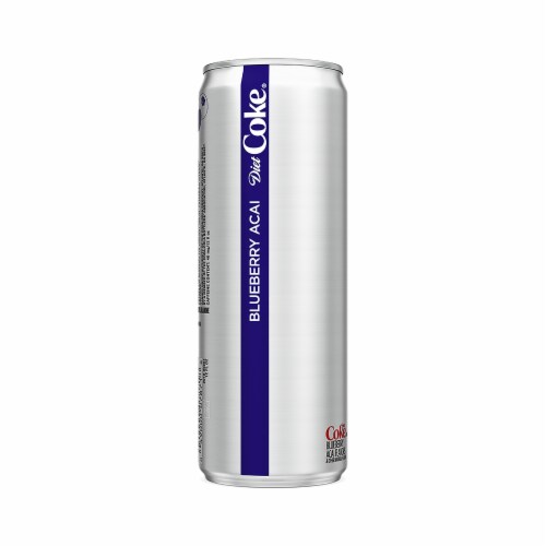 Diet Coke Blueberry Acai Soda Perspective: left