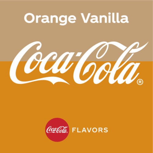 Coca-Cola® Orange Vanilla Soda Cans Perspective: left