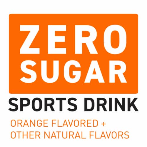 POWERADE Zero Orange Sports Drink Perspective: left