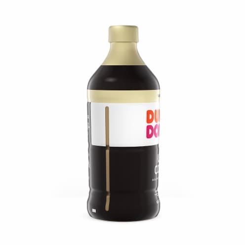 Dunkin' Donuts® Vanilla Iced Coffee Beverage Perspective: left