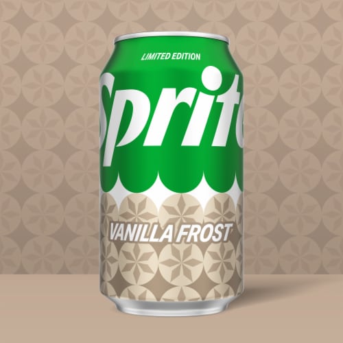 Sprite® Vanilla Frost Caffeine Free Soda Cans Perspective: left