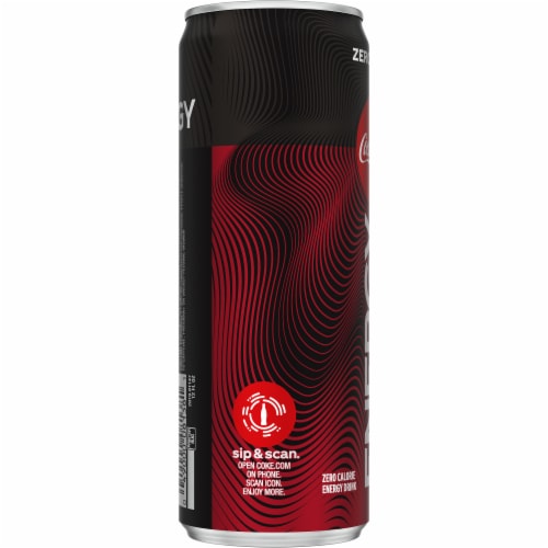 Coca-Cola® Zero Sugar Energy Drink Perspective: left