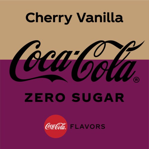 Coca-Cola® Cherry Vanilla Zero Sugar Soda Cans, 12 pk / 12 fl oz - Metro  Market