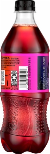 Coca-Cola® Zero Sugar Starlight Bottle Perspective: left