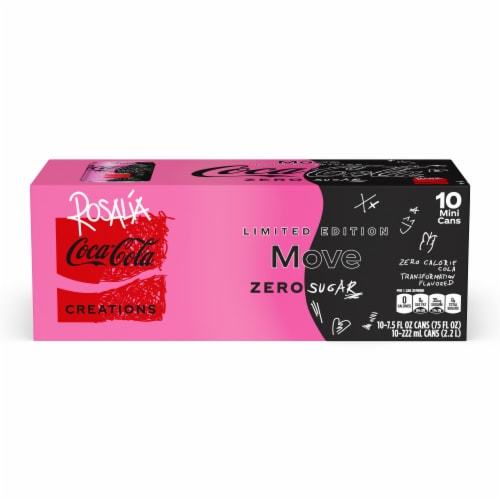 Coca-Cola® Zero Sugar Move Mini Soda Cans Perspective: left