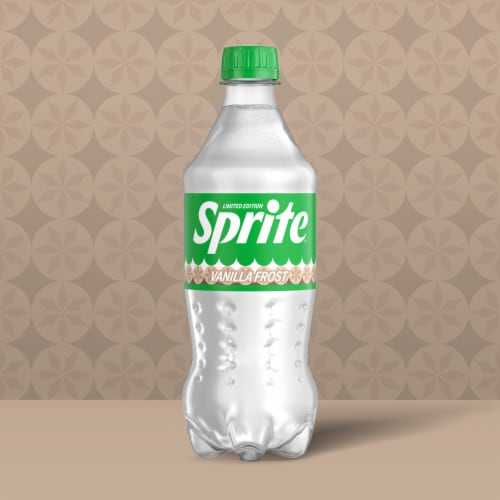 Sprite® Vanilla Frost Caffeine Free Soda Bottle Perspective: left