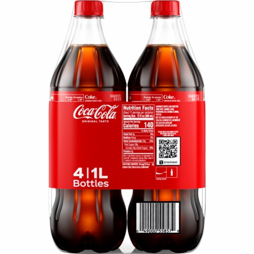 Coca-Cola® Soda Bottles Perspective: left
