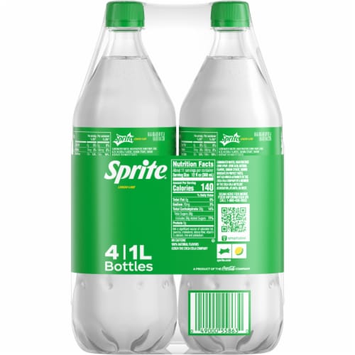 Sprite® Lemon Lime Caffeine Free Soda Bottles Perspective: left