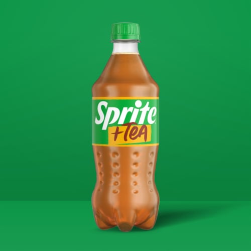 Sprite® + Tea Lemon Lime Caffeine Free Soda Bottle Perspective: left