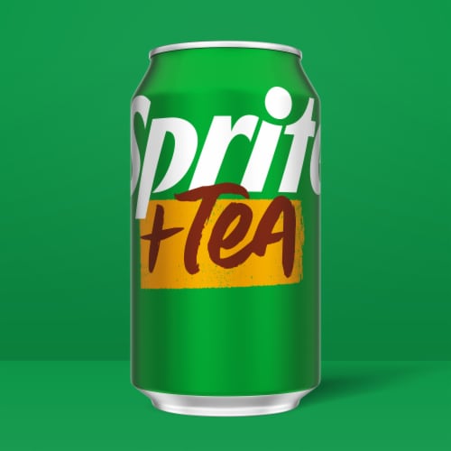 Sprite® + Tea Lemon Lime Caffeine Free Soda Cans Perspective: left